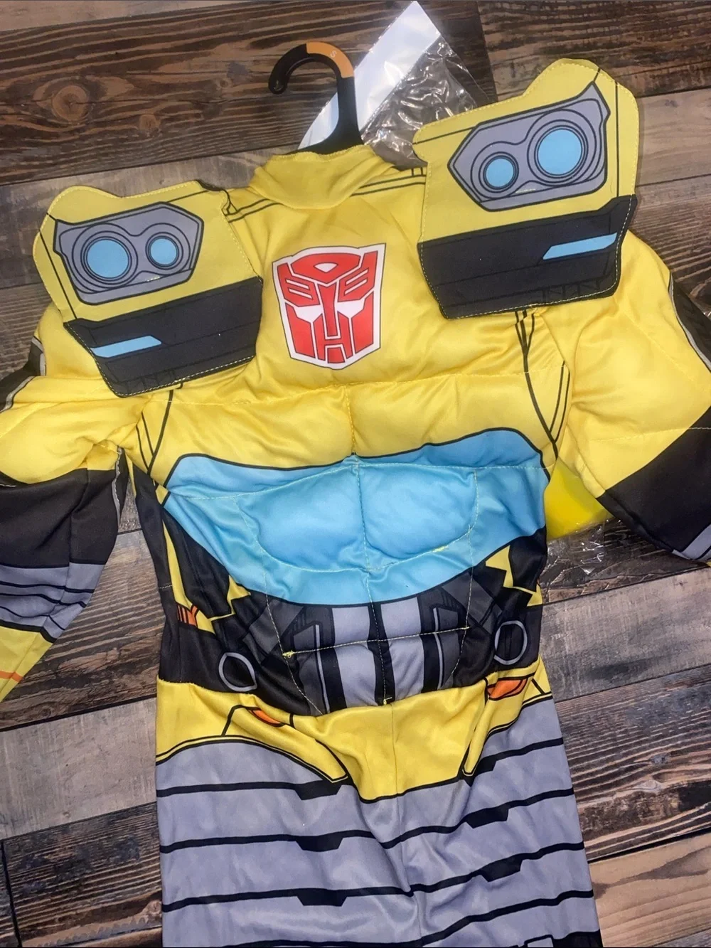 Transforming Bumblebee Inspired Kids Superhero Costume - Yellow